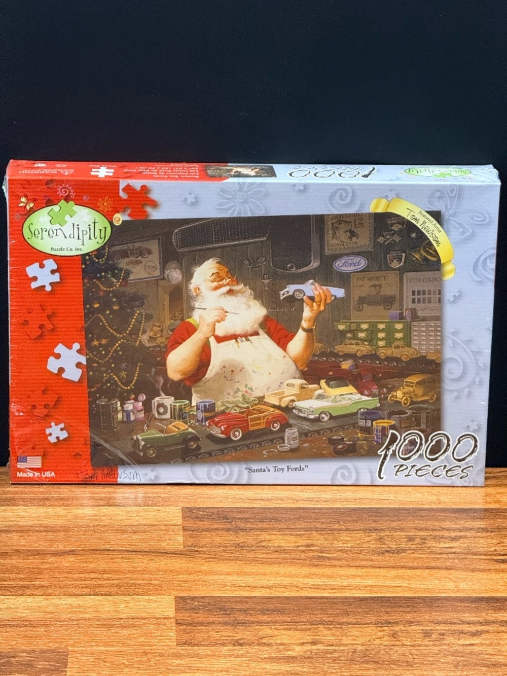 SERENDIPITY PUZZLE CO. INC. “Santa’s Toy Fords” 1000 Pieces Puzzle